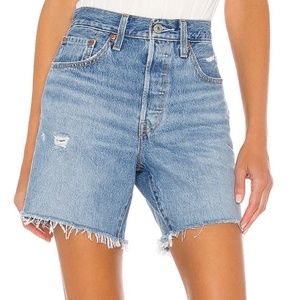 LEVI’S 501 MID THIGH SHORT IN LUXOR STREET